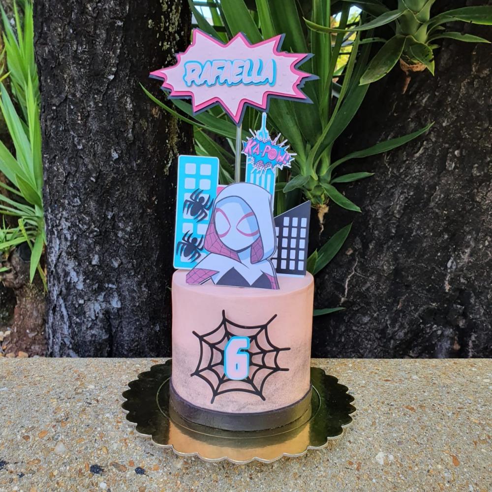 Arquivo de Corte Topo de Bolo - Homem Aranha