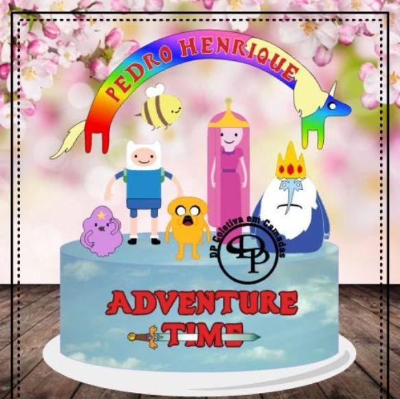 Arquivo de Corte Topo de Bolo - Hora da Aventura