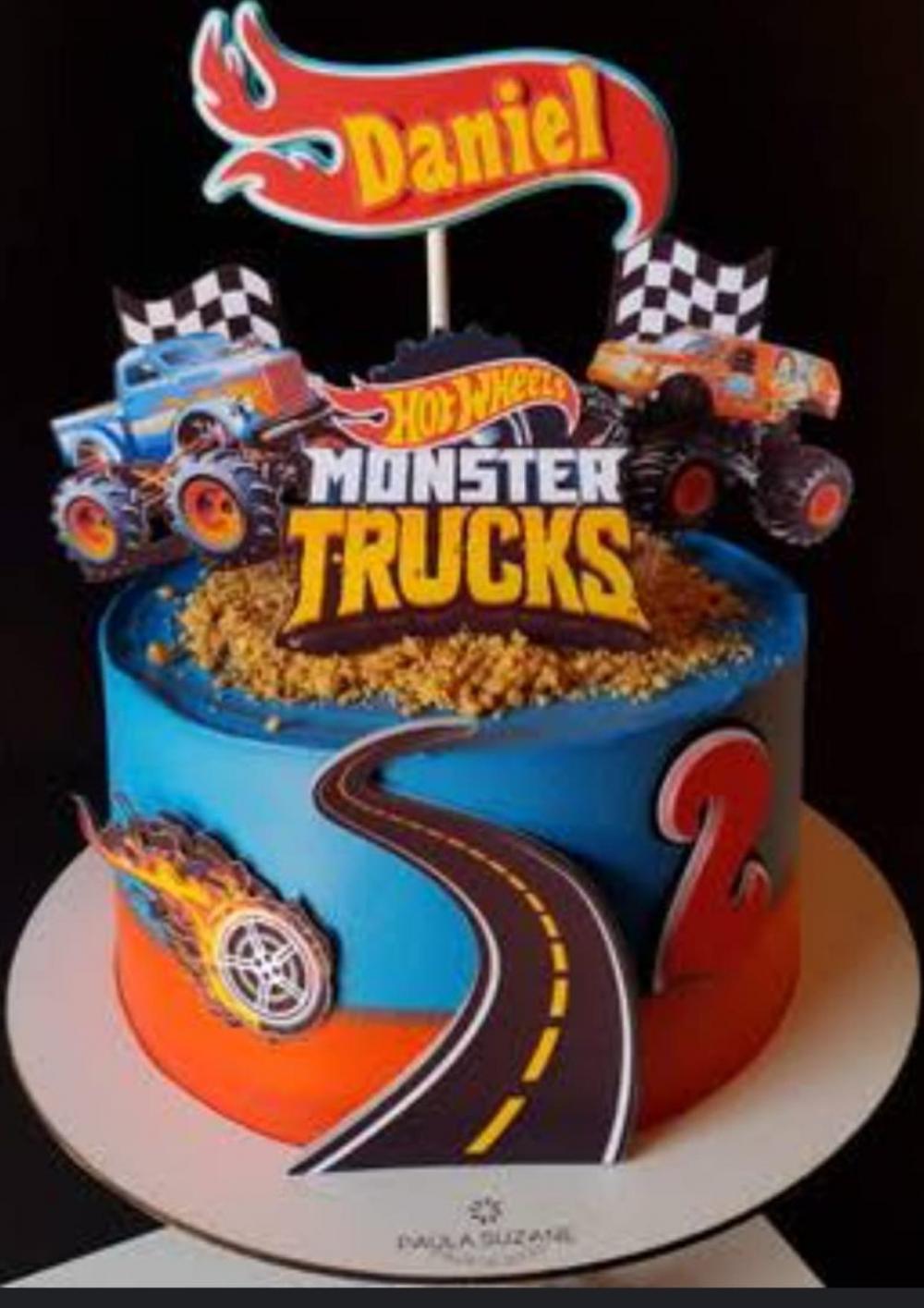 Arquivo de Corte Topo de Bolo - Hot Wheels