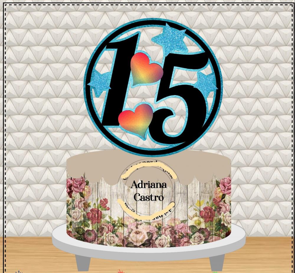 Arquivo de Corte Topo de Bolo - Idade 30tei