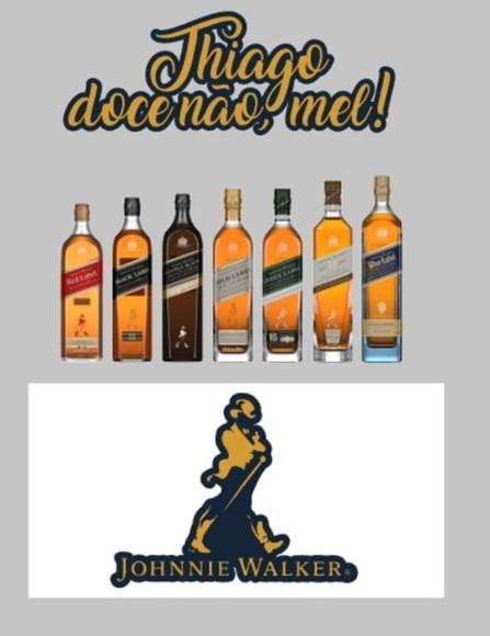 Arquivo de Corte Topo de Bolo - Johnnie Walker