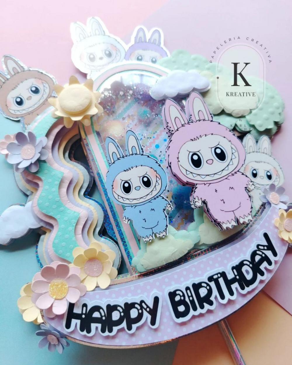 Arquivo de Corte Topo de Bolo - Labubu