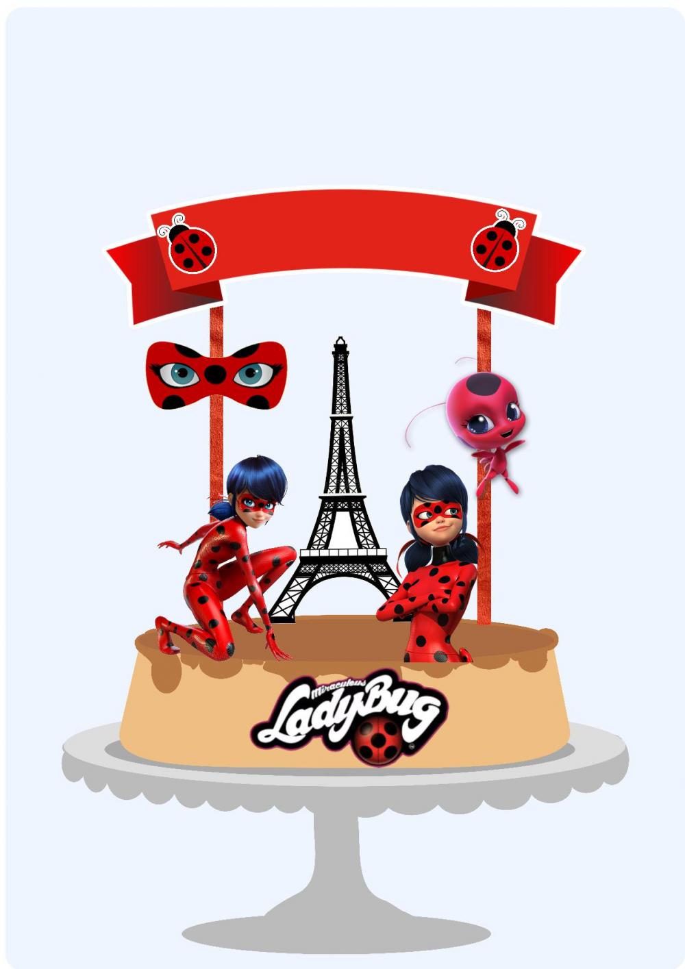 Arquivo de Corte Topo de Bolo - Leidy bug