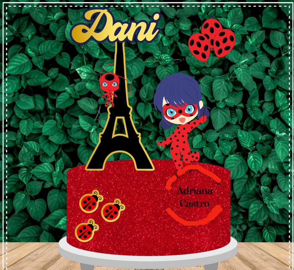 Arquivo de Corte Topo de Bolo - Leidy bug