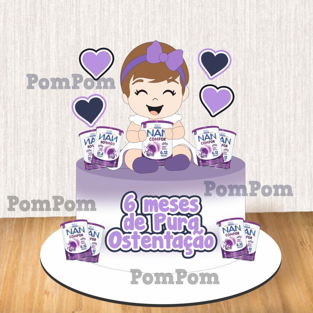 Arquivo de Corte Topo de Bolo - Leite Nan