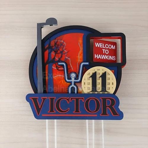 Arquivo de Corte Topo de Bolo - Stranger Things