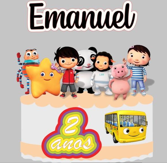 Arquivo de Corte Topo de Bolo - Little Baby