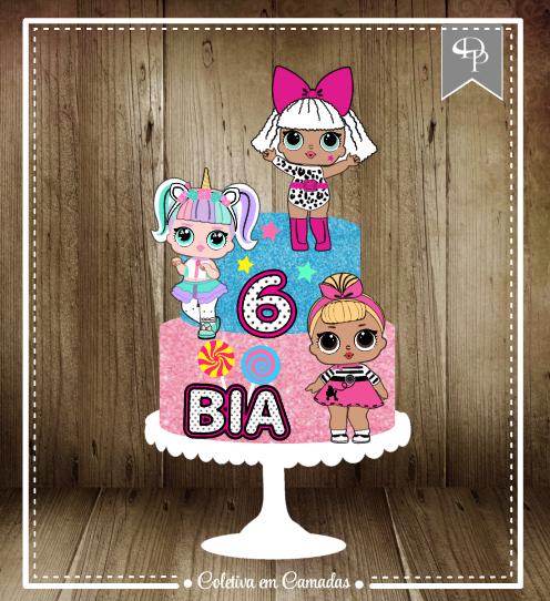 Arquivo de Corte Topo de Bolo - LOL