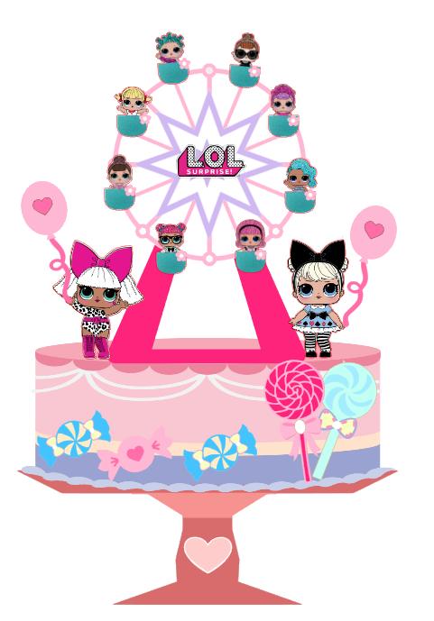 Arquivo de Corte Topo de Bolo - LOL