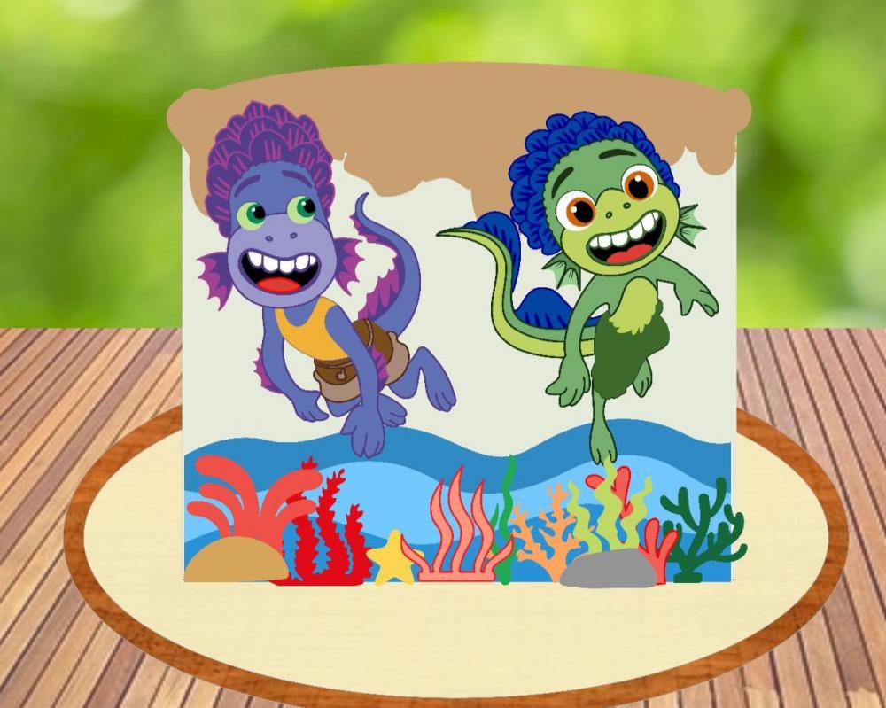 Arquivo de Corte Topo de Bolo - Luca