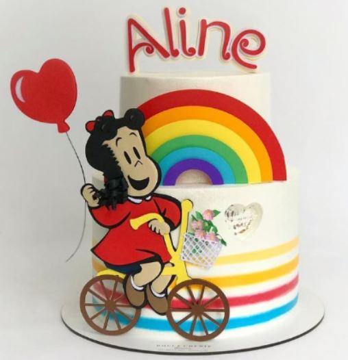 Arquivo de Corte Topo de Bolo - Luluzinha