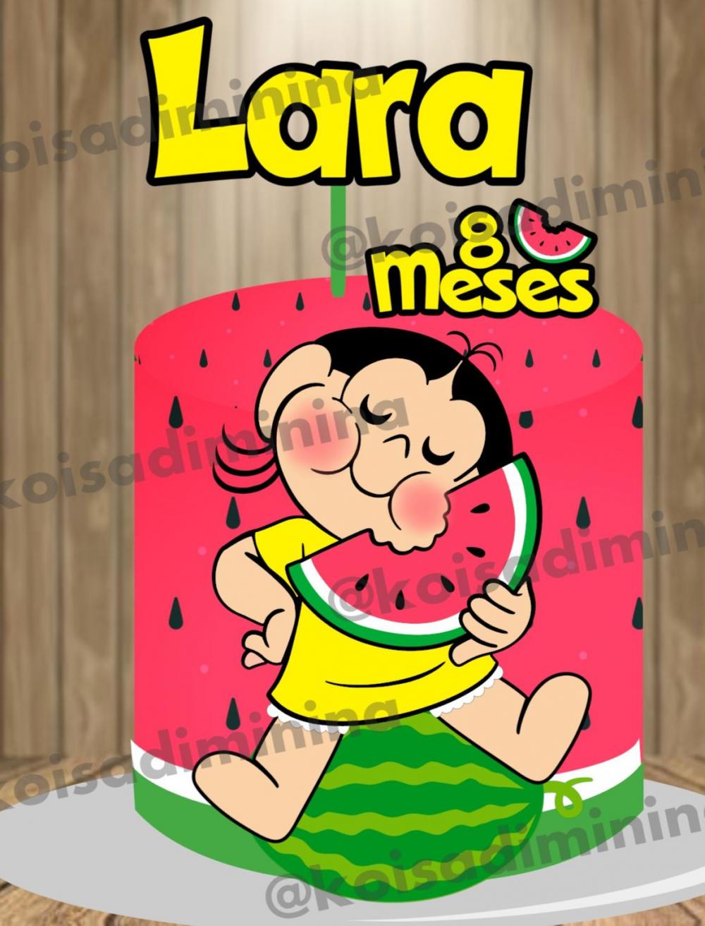 Arquivo de Corte Topo de Bolo - Magali