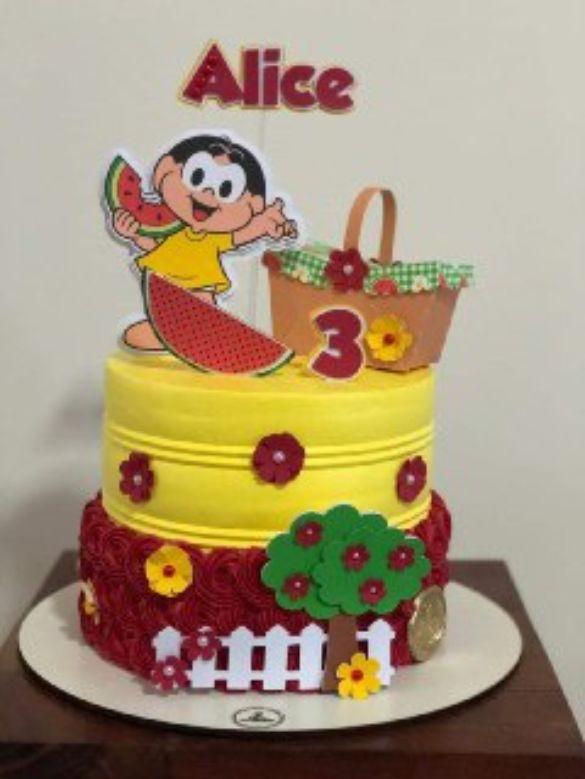 Arquivo de Corte Topo de Bolo - Magali