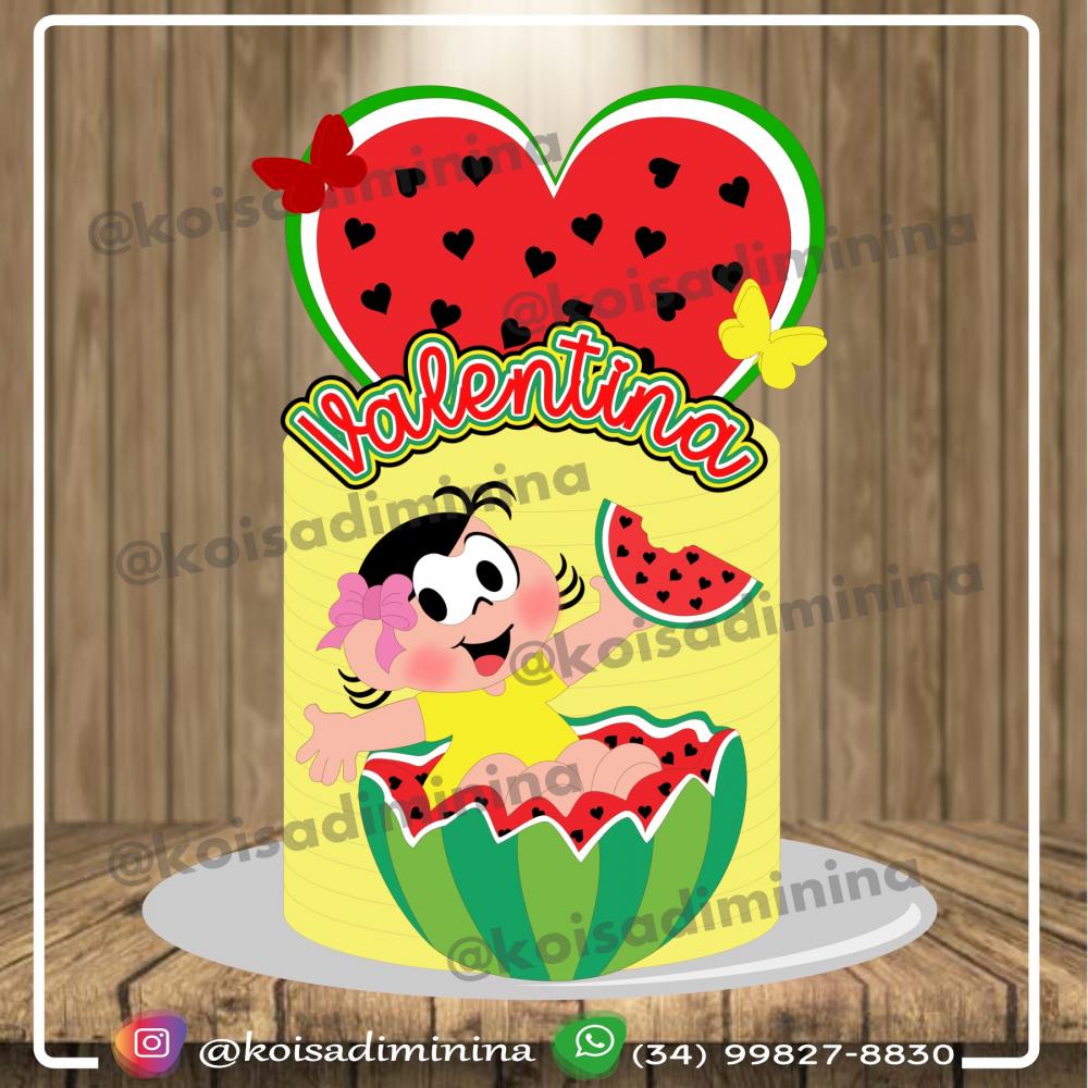 Arquivo de Corte Topo de Bolo - Magali