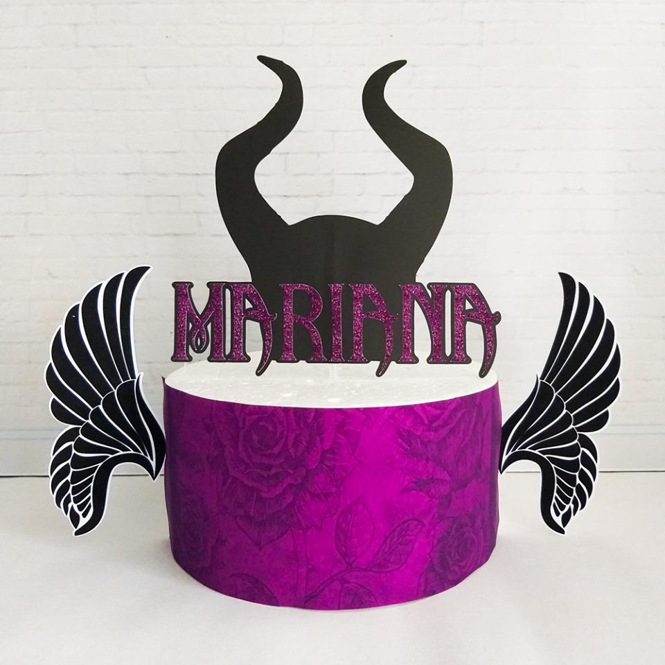 Arquivo de Corte Topo de Bolo - Malévola