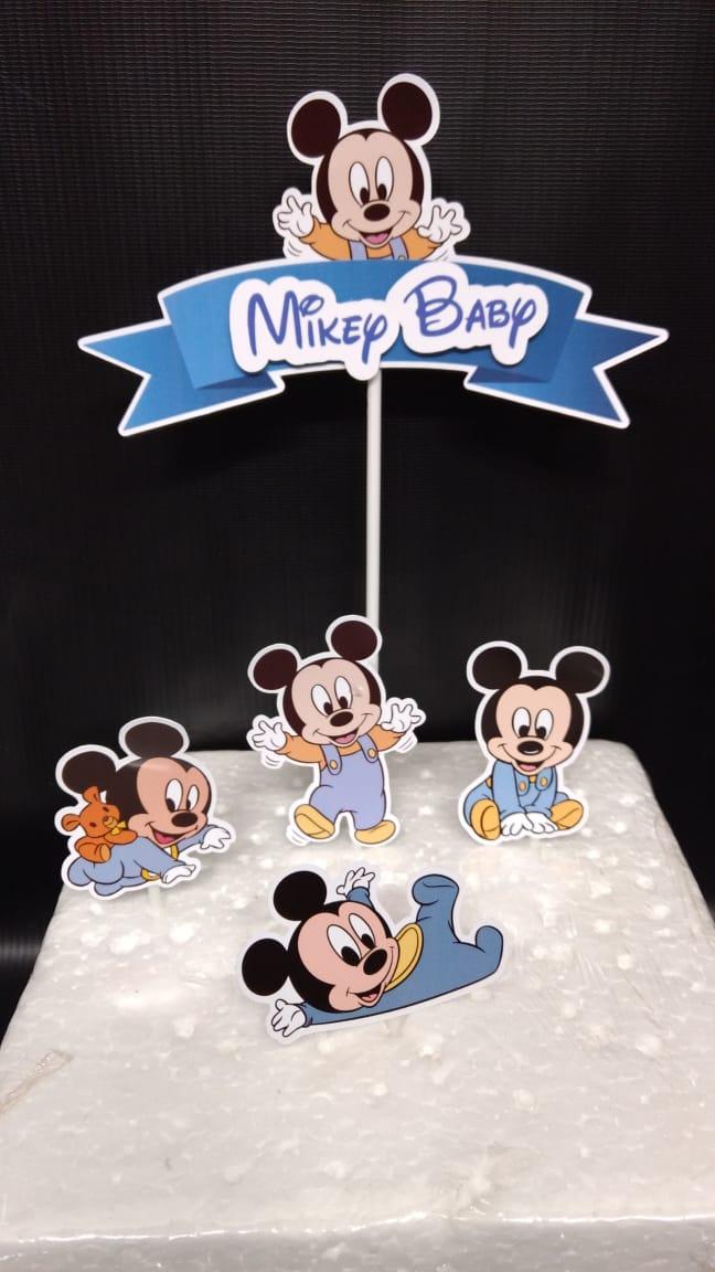 Arquivo de Corte Topo de Bolo - Mickey e sua turma
