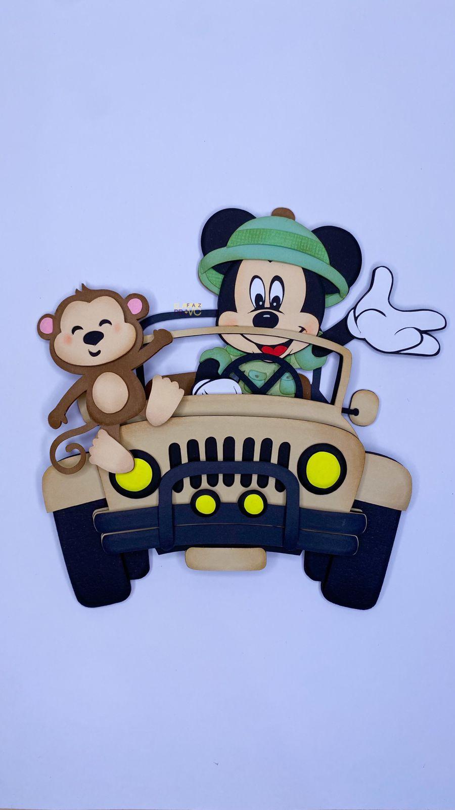 Arquivo de Corte Topo de Bolo - Mickey e sua turma