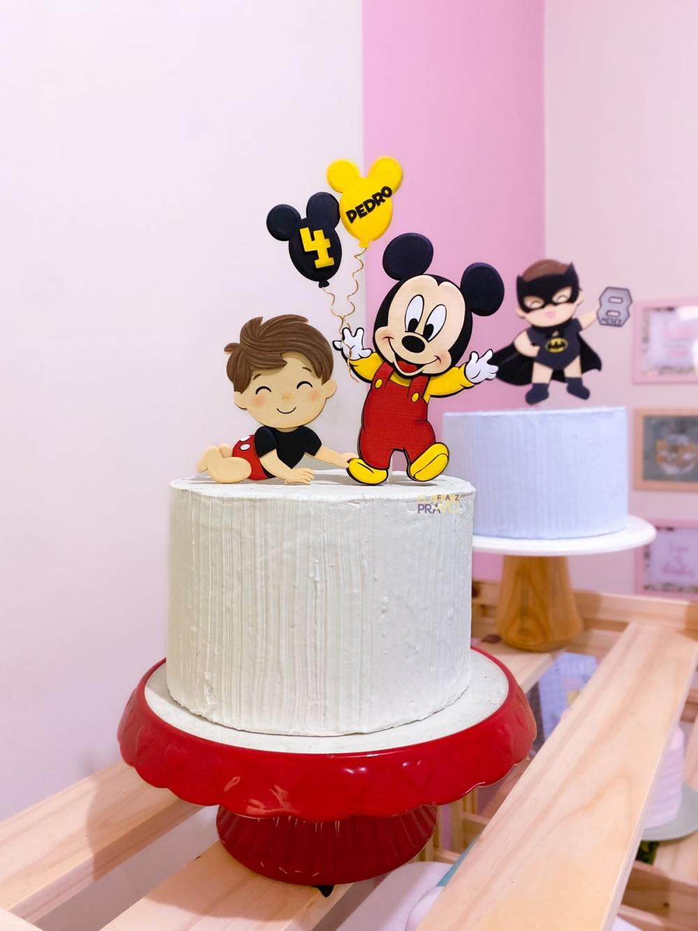 Arquivo de Corte Topo de Bolo - Mickey e sua turma