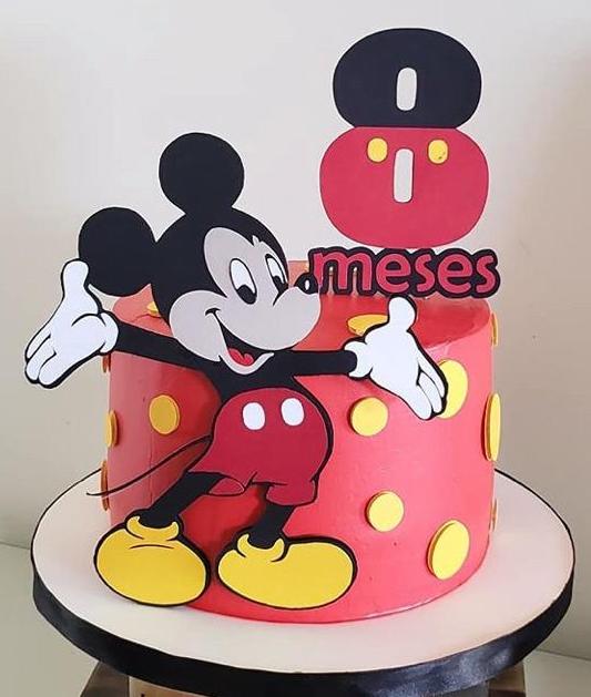 Arquivo de Corte Topo de Bolo - Mickey e sua turma