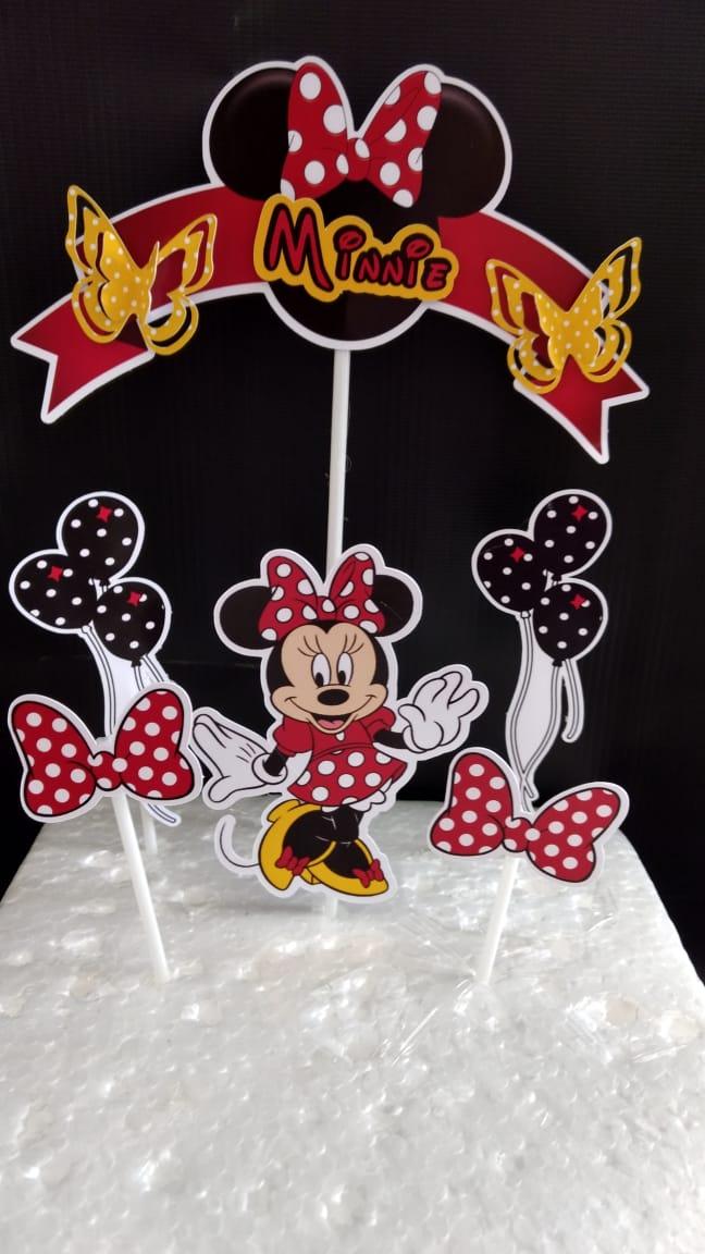 Arquivo de Corte Topo de Bolo - Minnie