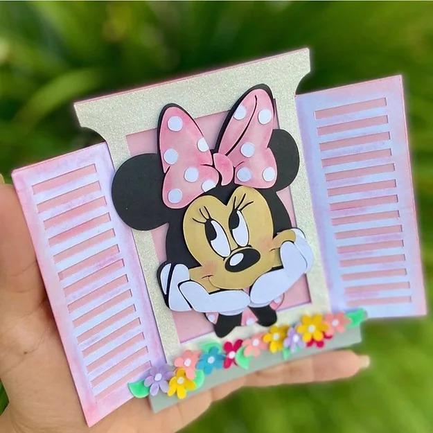 Arquivo de Corte Topo de Bolo - Minnie