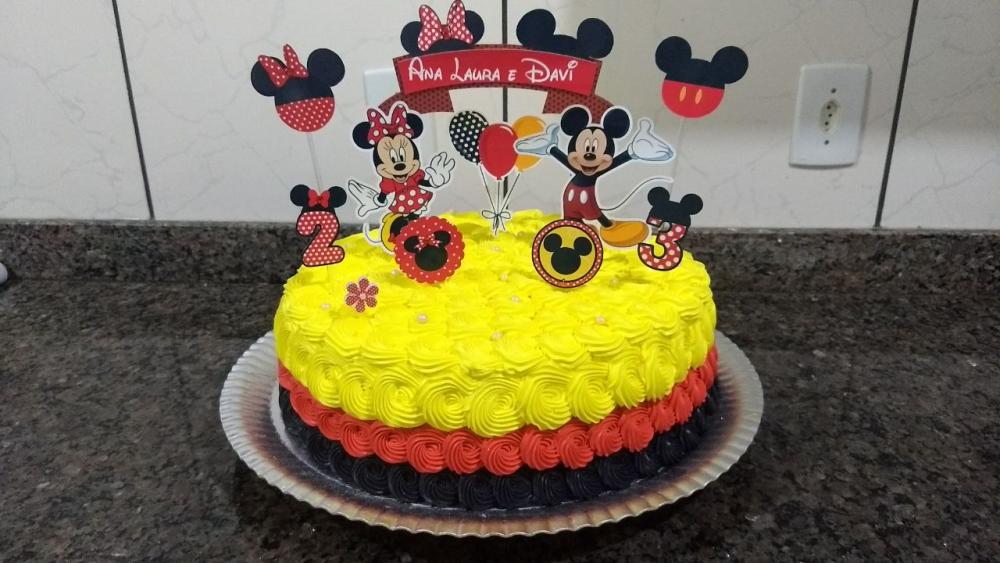 Arquivo de Corte Topo de Bolo - Minnie