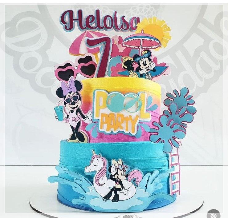 Arquivo de Corte Topo de Bolo - Minnie