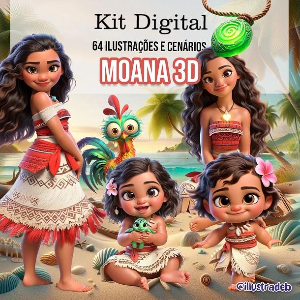 Arquivo de Corte Topo de Bolo - Moana