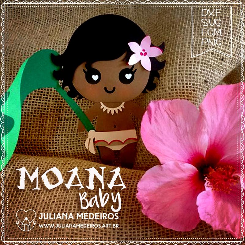 Arquivo de Corte Topo de Bolo - Moana