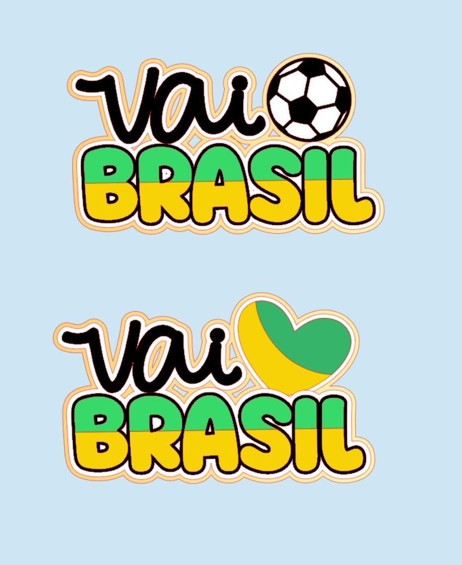 Arquivo de Corte Topo de Bolo - Copa do Mundo / Hexa