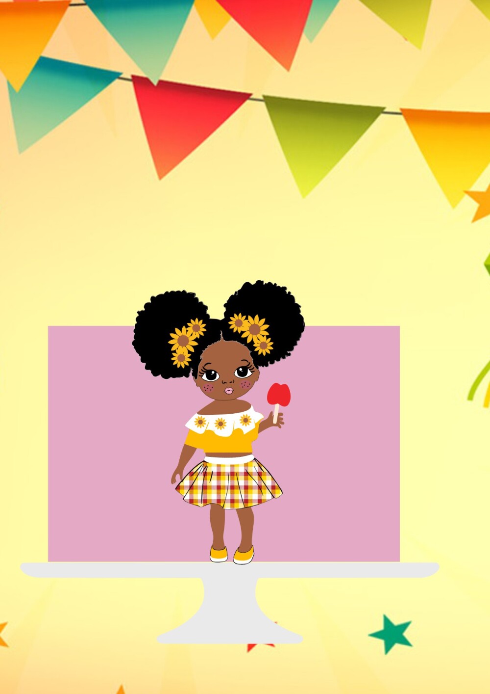 Arquivo de Corte Topo de Bolo - Festa Junina / Arraiá