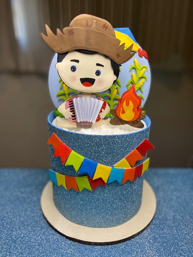 Arquivo de Corte Topo de Bolo - Festa Junina / Arraiá