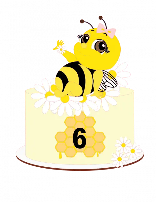 Arquivo de Corte Topo de Bolo - Abelhinha