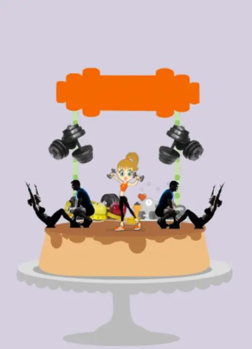 Arquivo de Corte Topo de Bolo - Academia