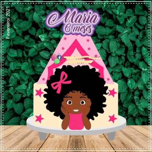 Arquivo de Corte Topo de Bolo - AFRO