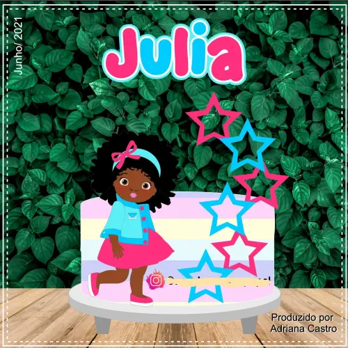 Arquivo de Corte Topo de Bolo - AFRO