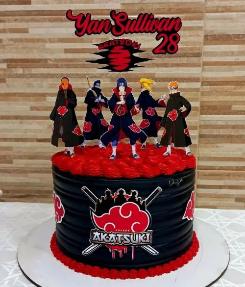 Arquivo de Corte Topo de Bolo - AKATSUKI