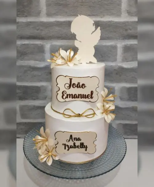 Arquivo de Corte Topo de Bolo - Anjinho