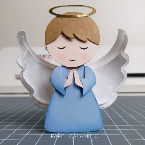 Arquivo de Corte Topo de Bolo - Anjinho