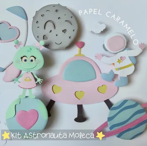 Arquivo de Corte Topo de Bolo - Astronauta