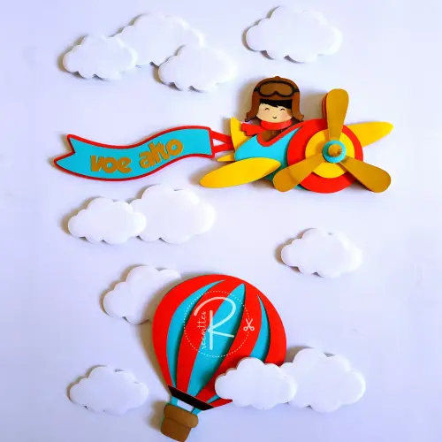 Arquivo de Corte Topo de Bolo - Aviador