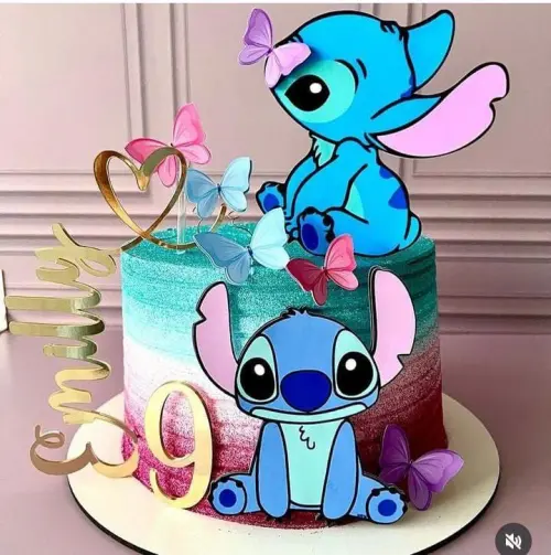 Arquivo de Corte Topo de Bolo - Lilo e Stich