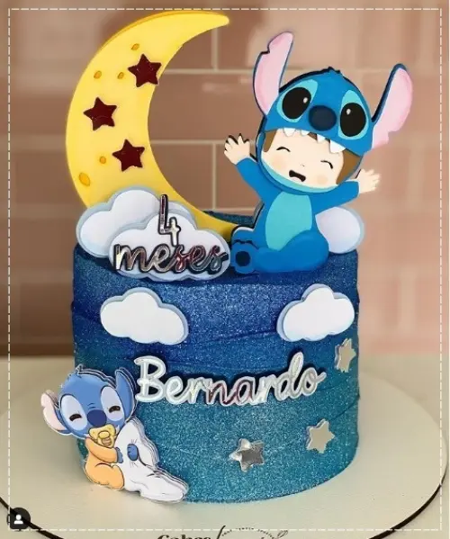 Arquivo de Corte Topo de Bolo - Lilo e Stich