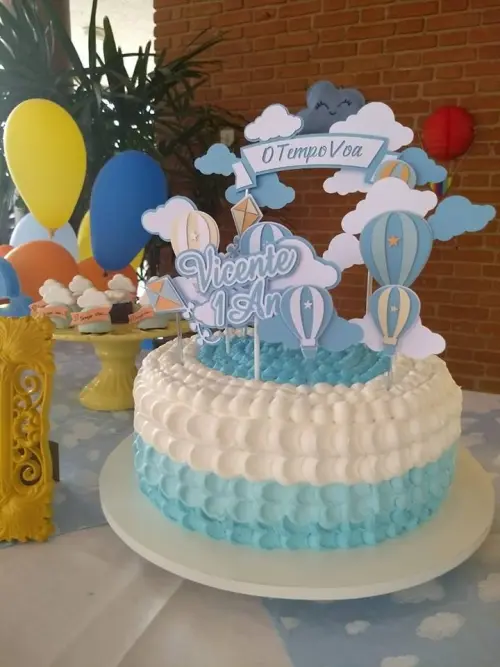 Arquivo de Corte Topo de Bolo - Balão