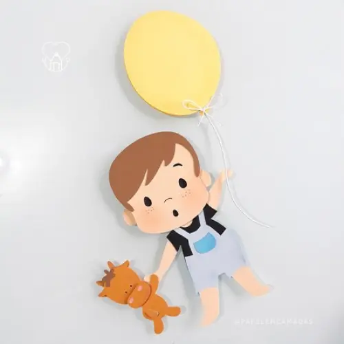 Arquivo de Corte Topo de Bolo - Balão