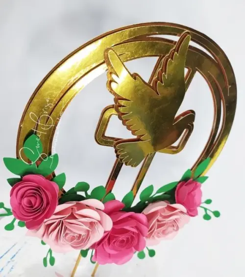 Arquivo de Corte Topo de Bolo - Batizado