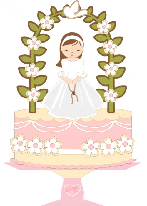 Arquivo de Corte Topo de Bolo - Batizado