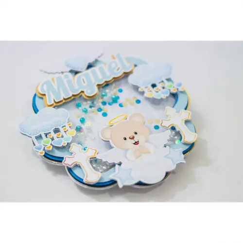 Arquivo de Corte Topo de Bolo - Batizado