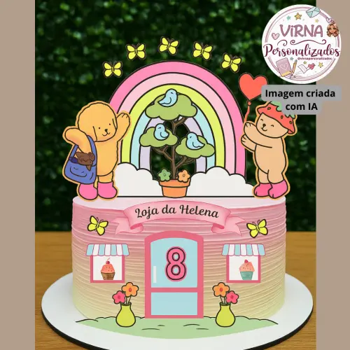 Arquivo de Corte Topo de Bolo - Bobbie Goods