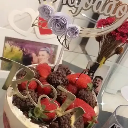 Arquivo de Corte Topo de Bolo - Bodas de Algodão